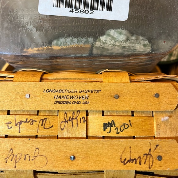 Longaberger Vintage Basket Collection (3 pieces) for one price - Picture 4 of 6